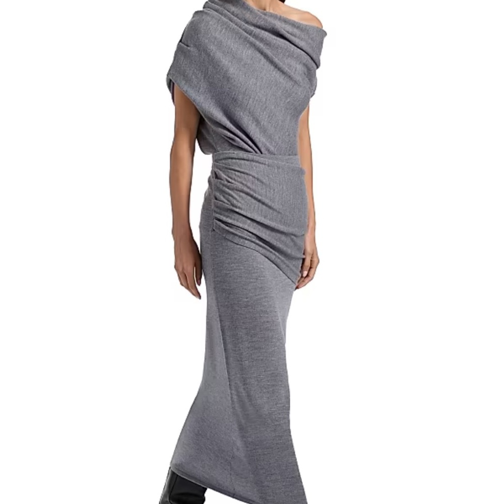 STAUD Gray Top & Skirt Set
